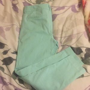 Old navy pixie blue pants mid rise